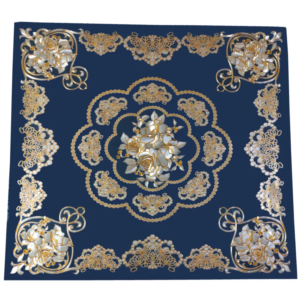 سفره 4 نفره مدل پشت نخی کد 067