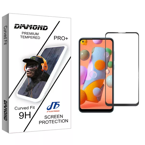 محافظ صفحه نمایش جی اف مدل Diamond glass مناسب برای گوشی موبایل سامسونگ Galaxy A11