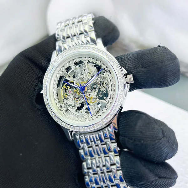 ساعت مچی عقربه‌ای اتوماتیک مردانه مدل نقره