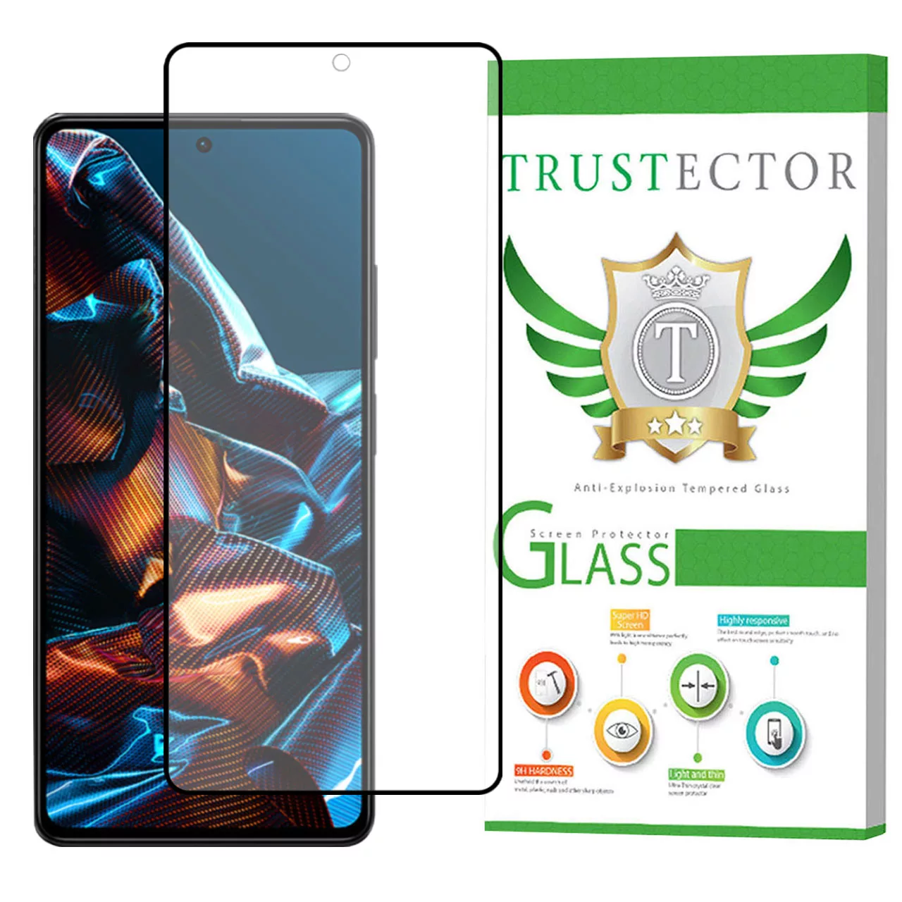 محافظ صفحه نمایش سرامیکی مات تراستکتور مدل MCERAMT مناسب برای گوشی موبایل شیائومی Poco X5 Pro