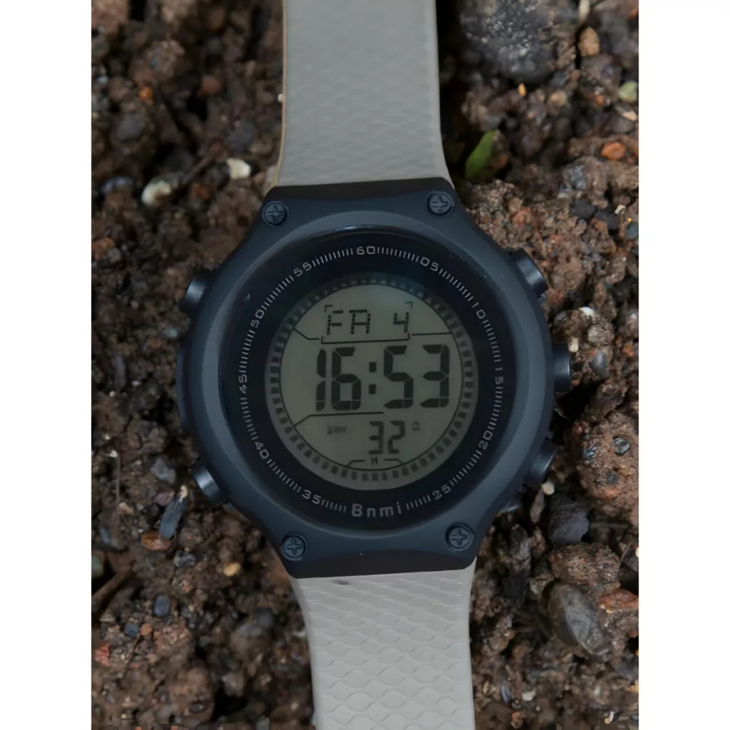 ساعت مچی دیجیتال مدل کوارتز تک زمانه بند پیو کرنومتر دار کد ۵