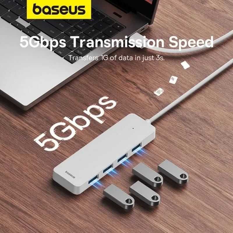 هاب 4 پورت USB 3.0 بیسوس مدل BS-OH080 150cm