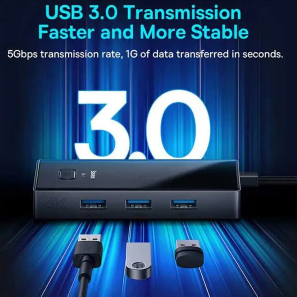 هاب 5 پورت usb-cبیسوس مدل wkjz010113