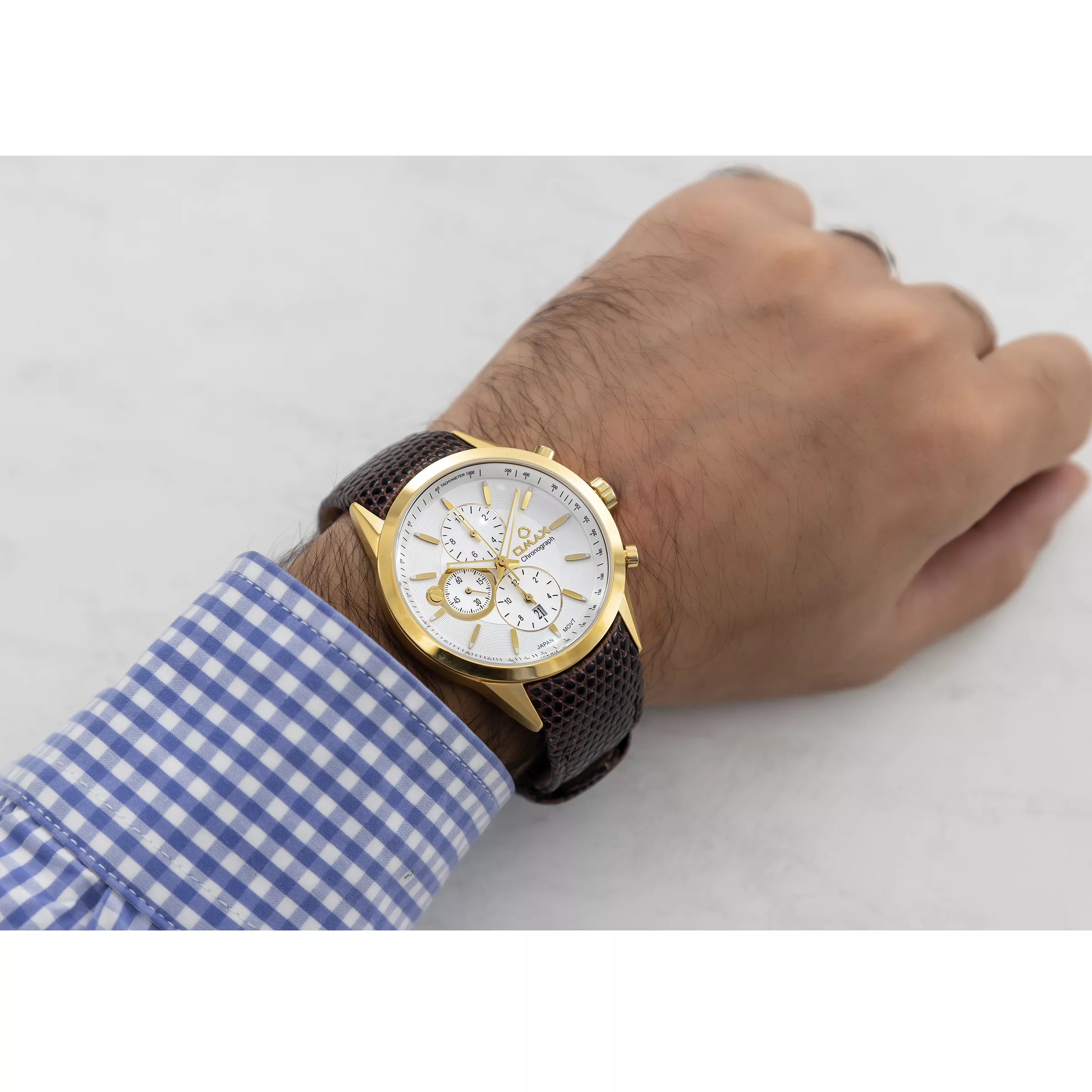 ساعت مچی عقربه‌ای مردانه اوماکس مدل MG09G65IO