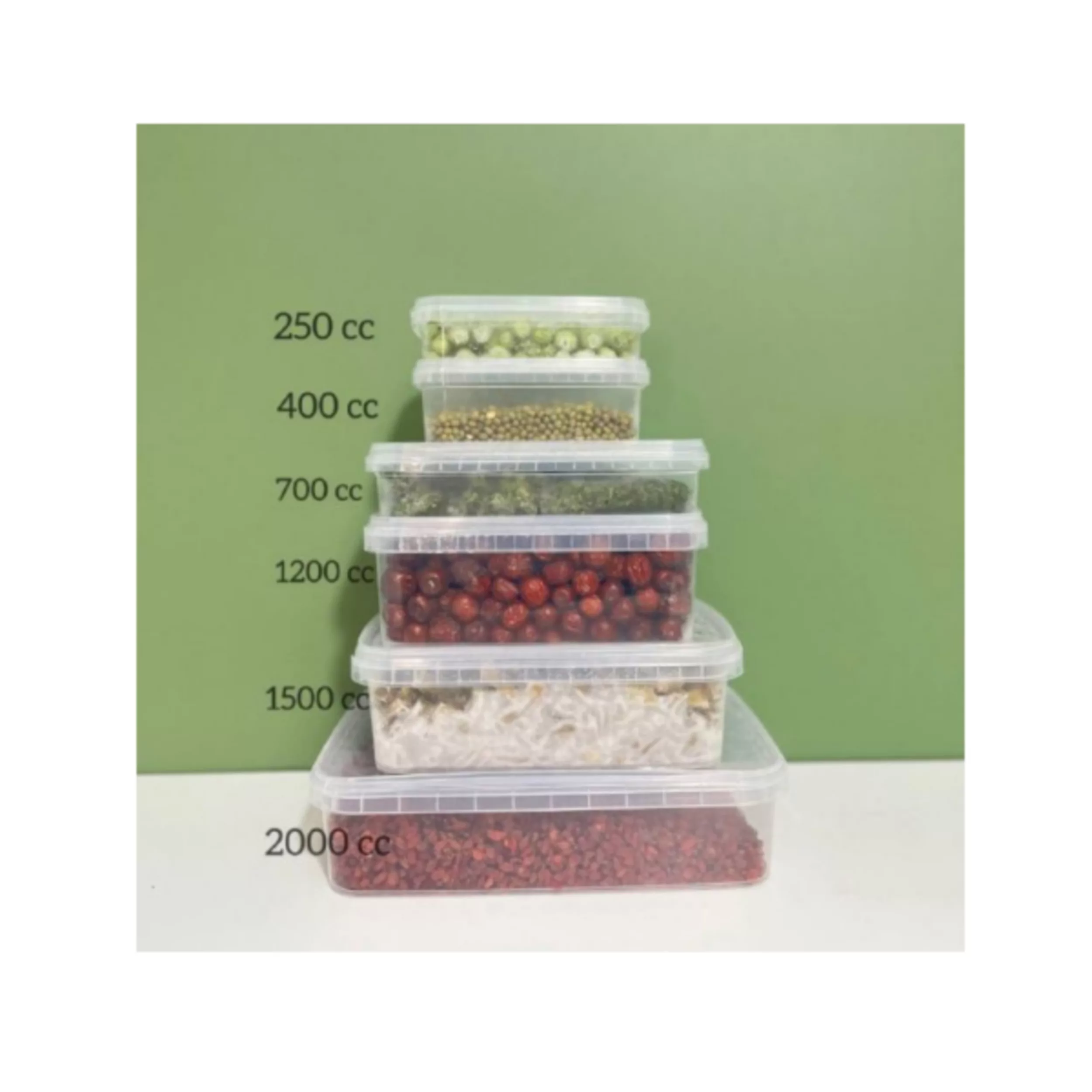 ظرف نگهدارنده مدل فریزری 1000cc بسته 25 عددی