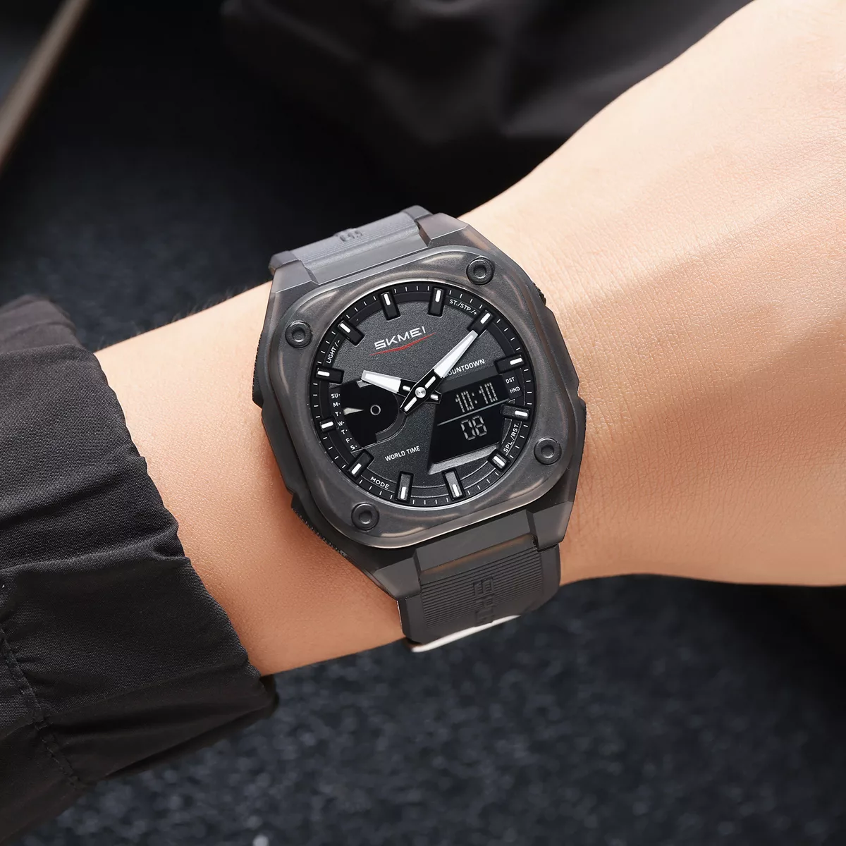 ساعت مچی دیجیتال مردانه اسکمی مدل 2328BK به همراه دستبند