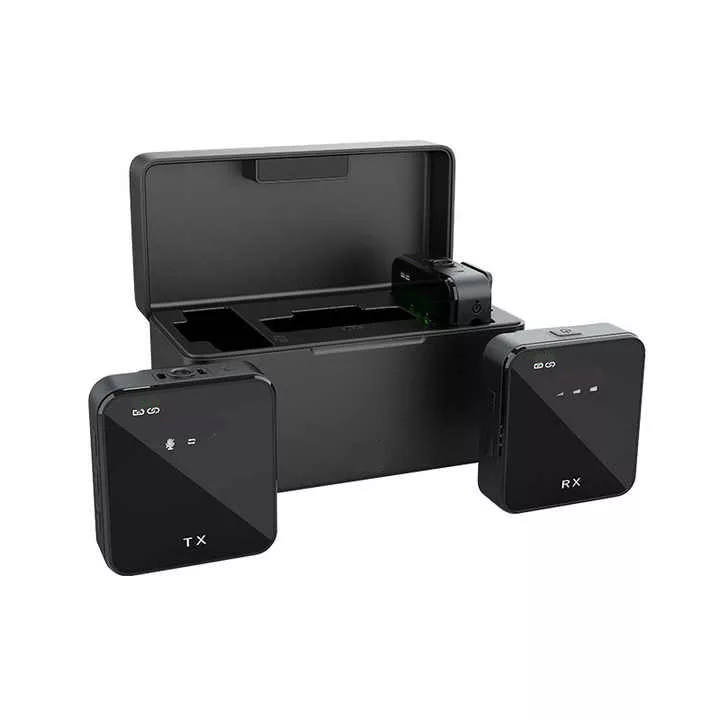 میکروفن یقه ای مدل sx63 با درگاه اتصال type-c و lightening