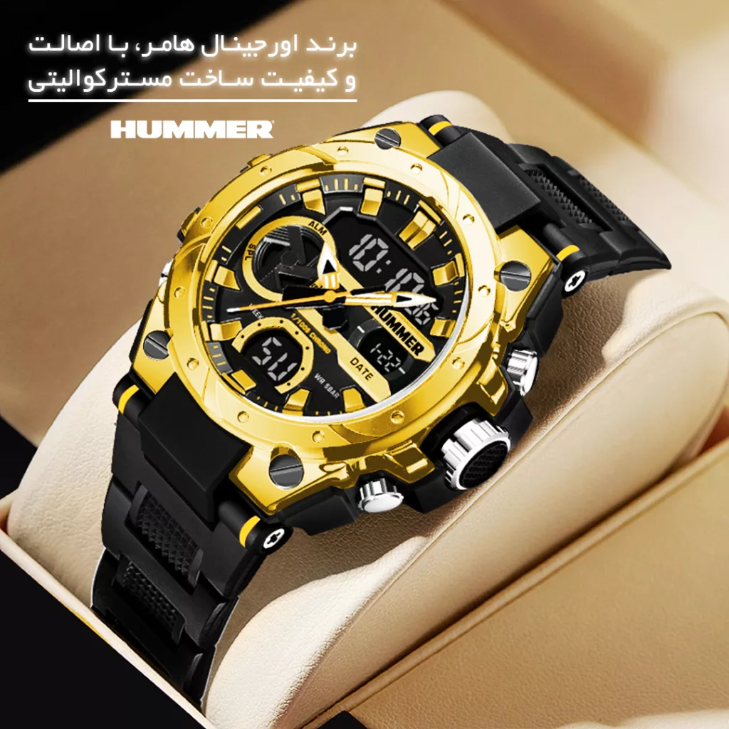 ساعت مچی عقربه‌ای کوارتز مردانه هامر مدل HM1428-C2