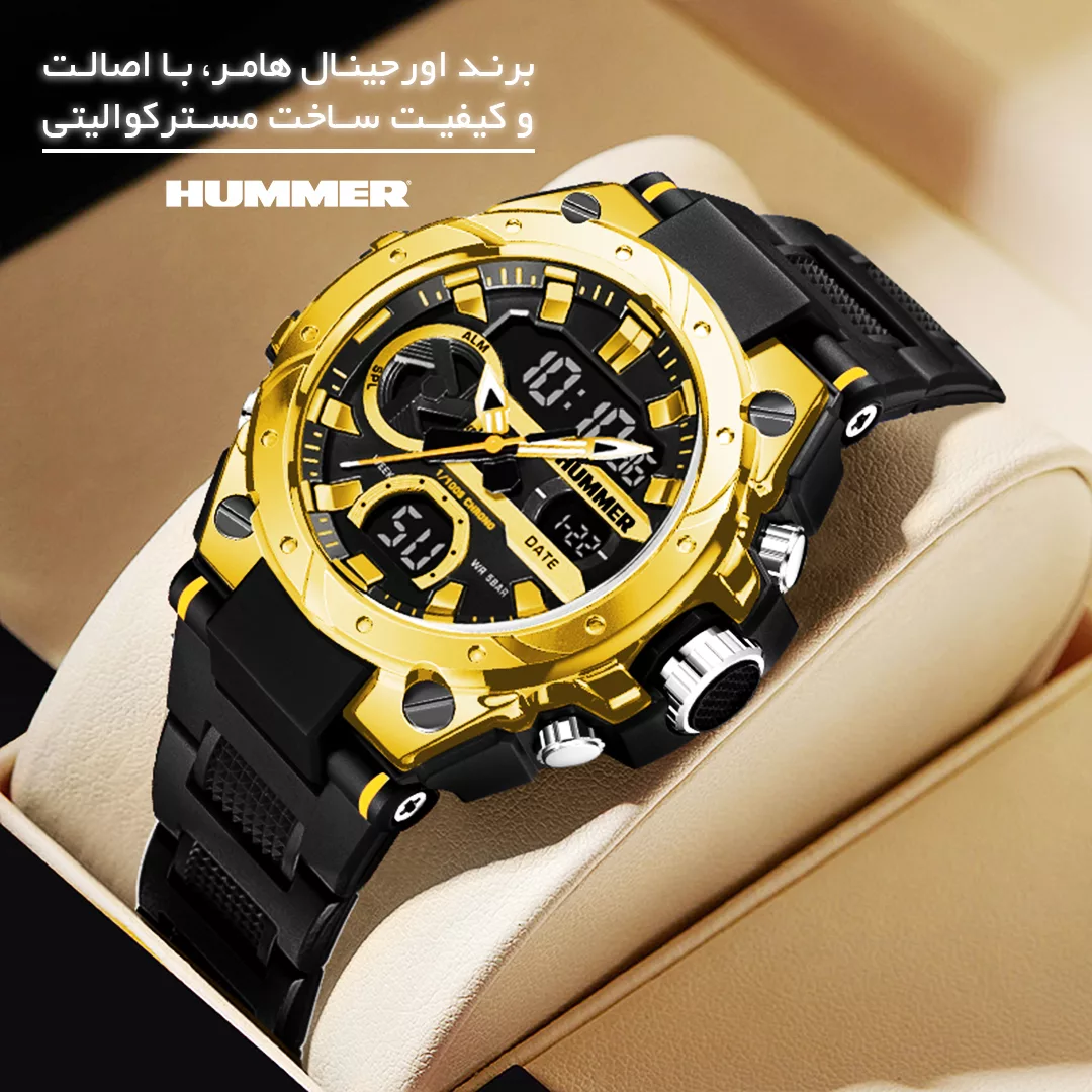 ساعت مچی عقربه‌ای کوارتز مردانه هامر مدل HM1428-C2