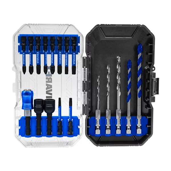 پیچ گوشتی و بیت و مته ویوارکس مدل VR1865-BS مجموعه 18 عددی