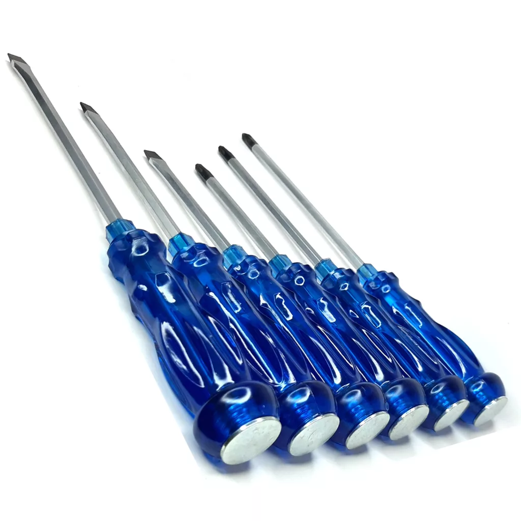 پیچ گوشتی ضربه خور دوسو و چهارسو تات مدل T-T202 بسته 6 عددی