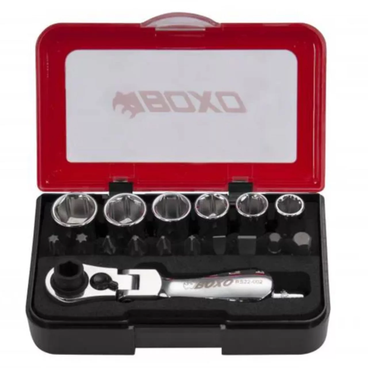 آچار بکس بوکسو مدل P502 مجموعه 18 عددی