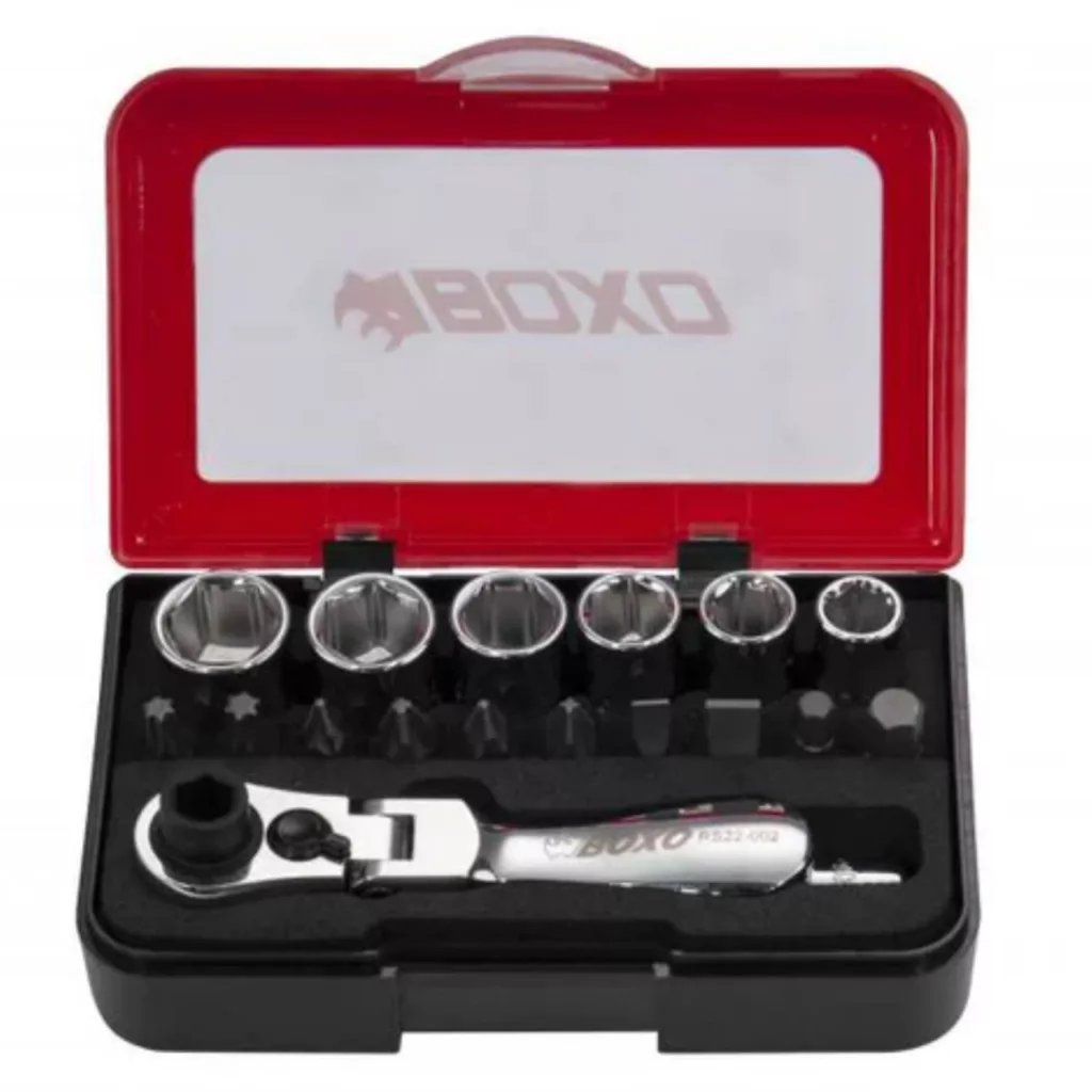 آچار بکس بوکسو مدل P502 مجموعه 18 عددی