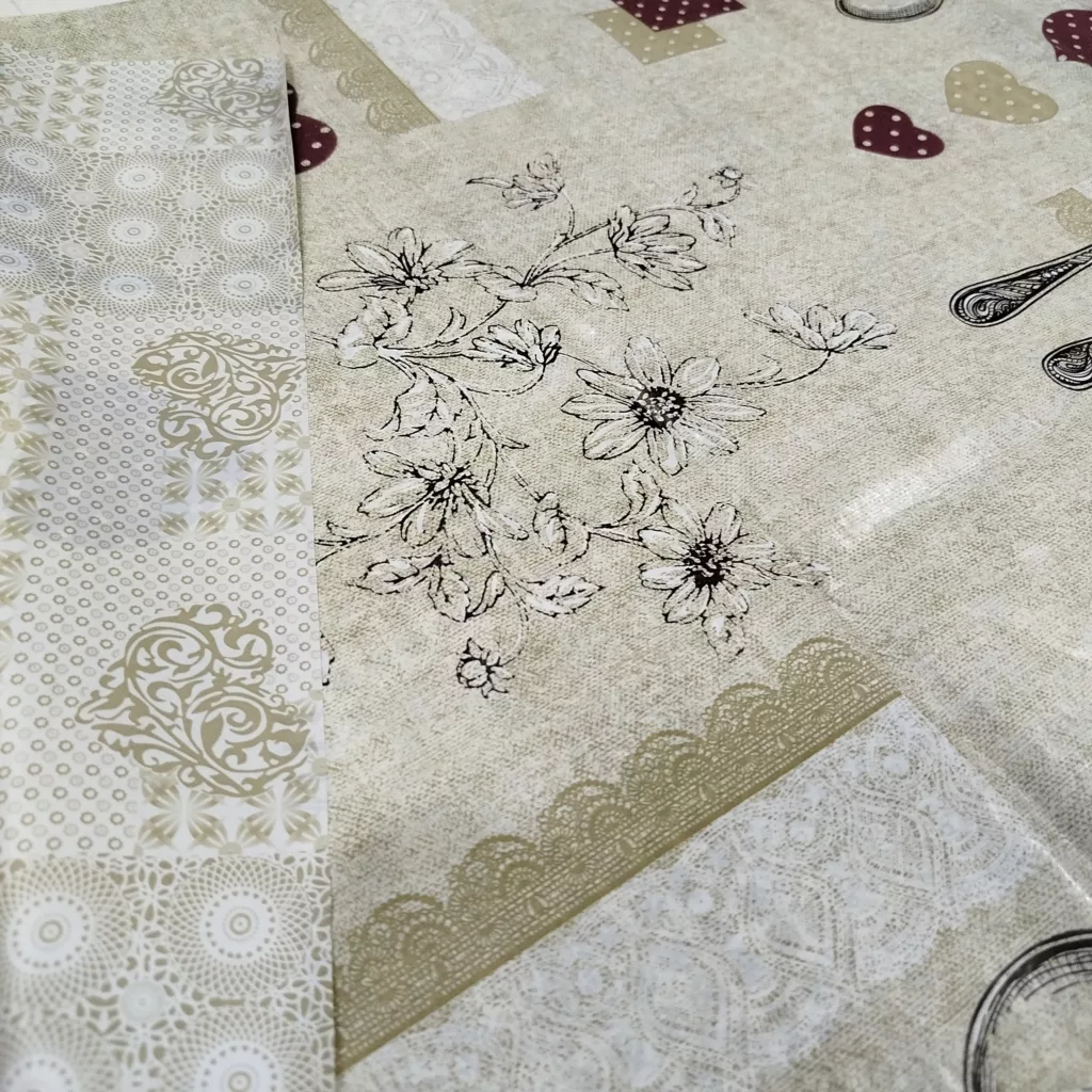 سفره 4 نفره مدل دوطرفه طرح قاشق و چنگال کد 2