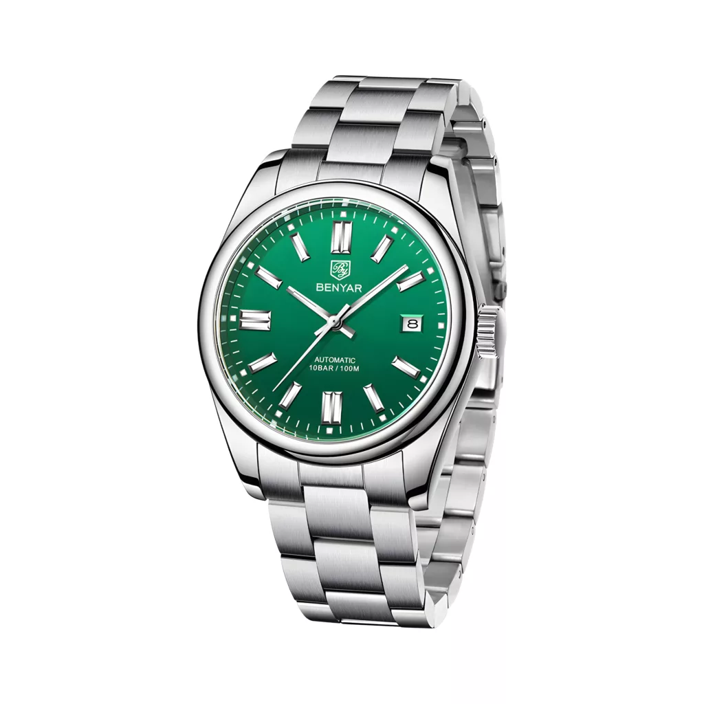 ساعت مچی عقربه‌ای اتوماتیک مردانه بنیار مدل BY-5185-SEK02