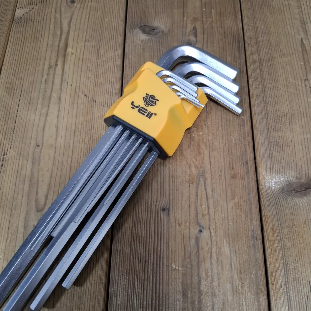 آچار آلن ستاره ای یلو مدل  9PCS مجموعه 9 عددی