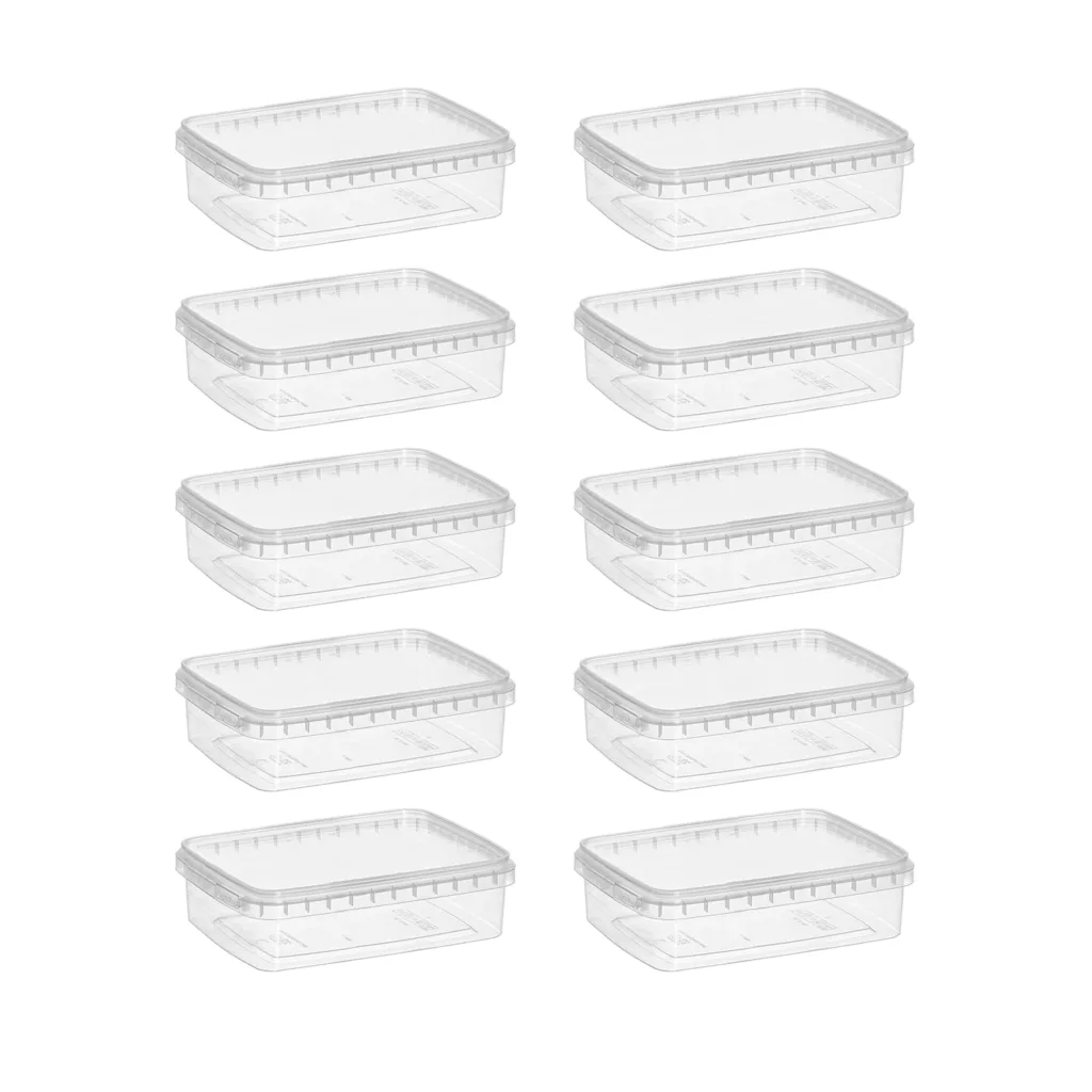 ظرف نگهدارنده مدل فریزری M0700 مجموعه 10 عددی