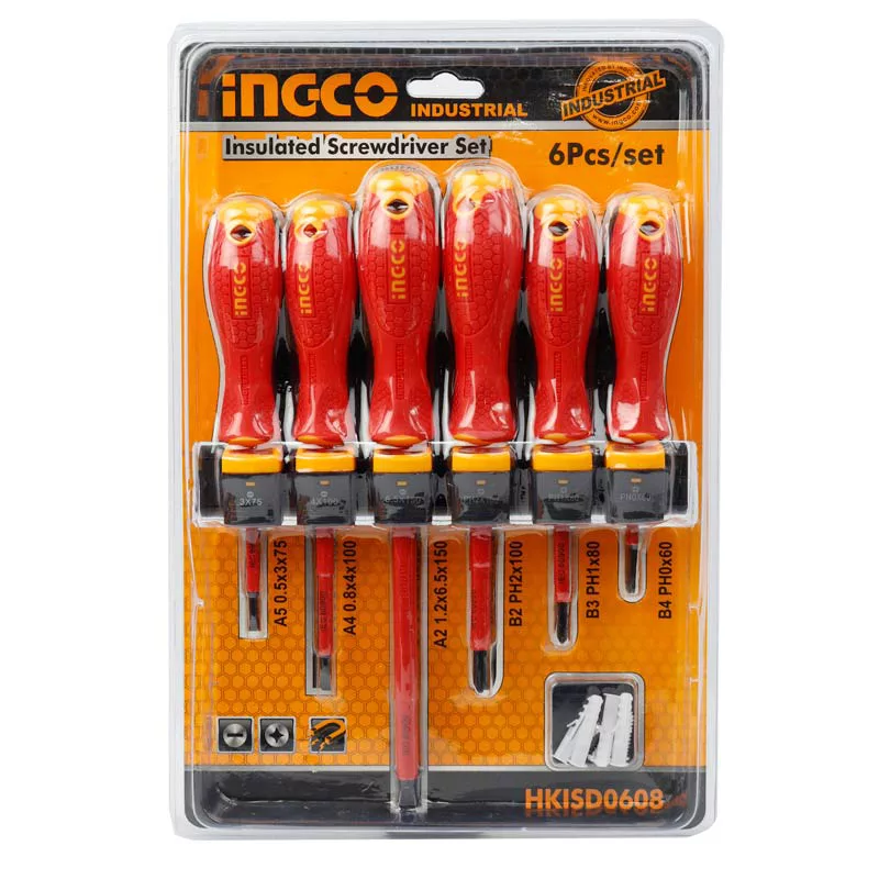 مجموعه ۶ عددی پیچ گوشتی اینکو مدل HKISD0608