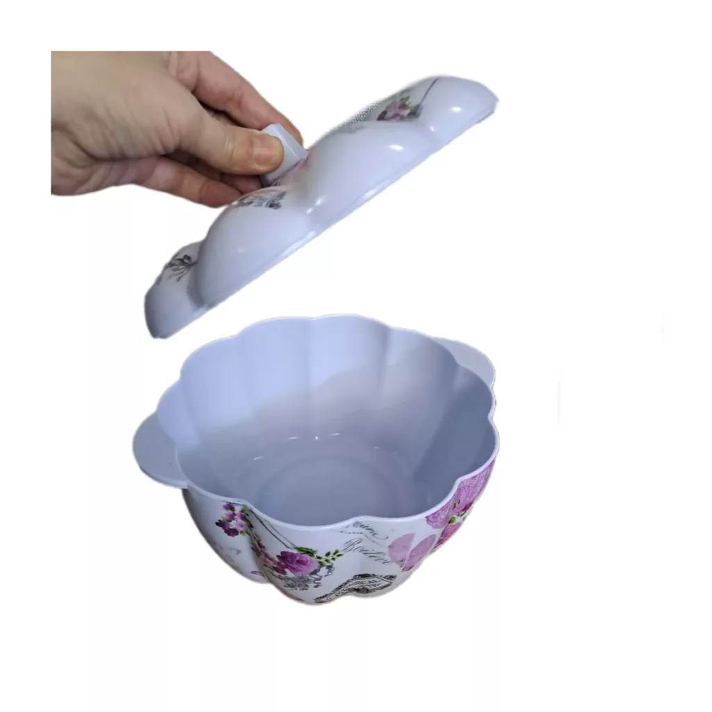 ظرف نگهدارنده مدل گل ملامین