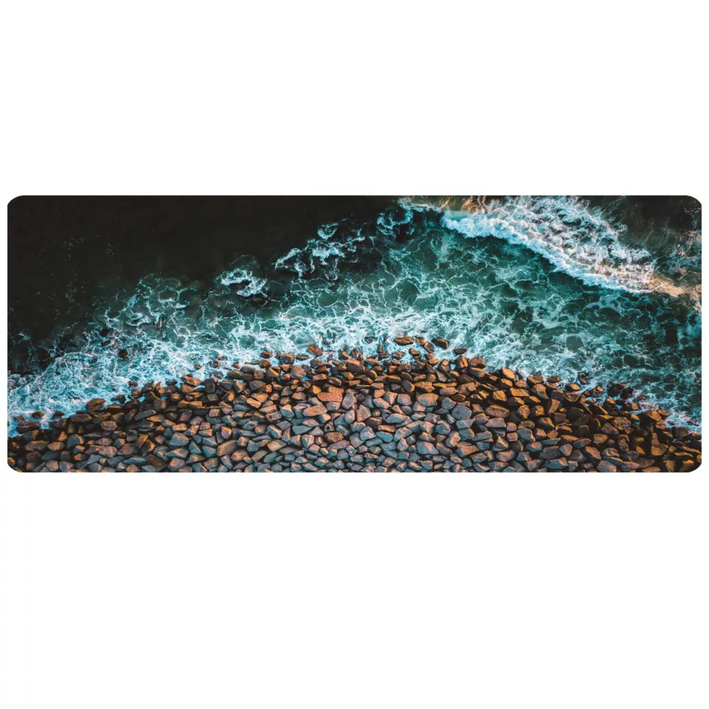 پادری مدل عریض جلوسینکی طرح ورودی ساحل کد L6-405 سایز 46×109 سانتی متر