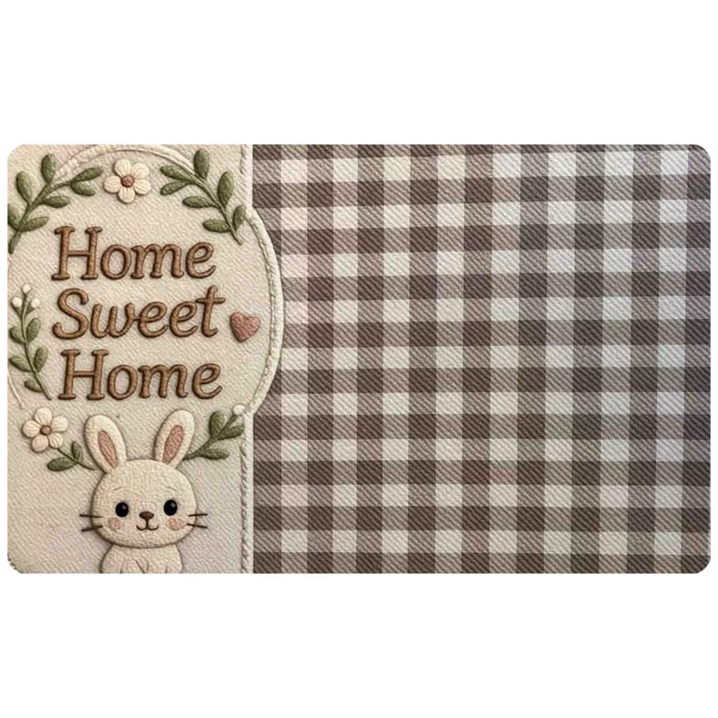 پادری مدل اسفنجی طرح ترک کد RS.184 سایز 70×50 سانتی‌متر مناسب برای فضای داخلی