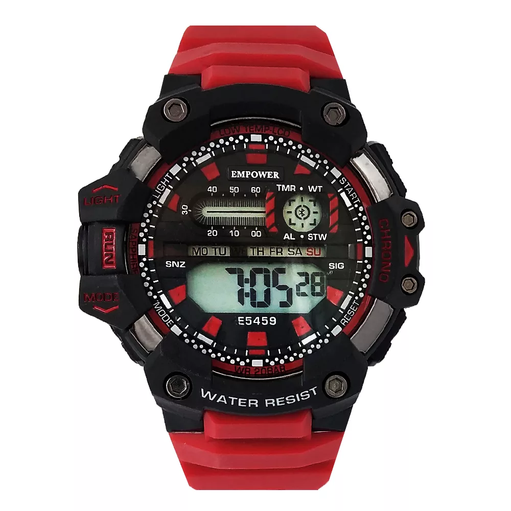 ساعت مچی دیجیتال مردانه امپاور مدل اسپرت ضدآب چراغدار کرنومتر کد 08.05