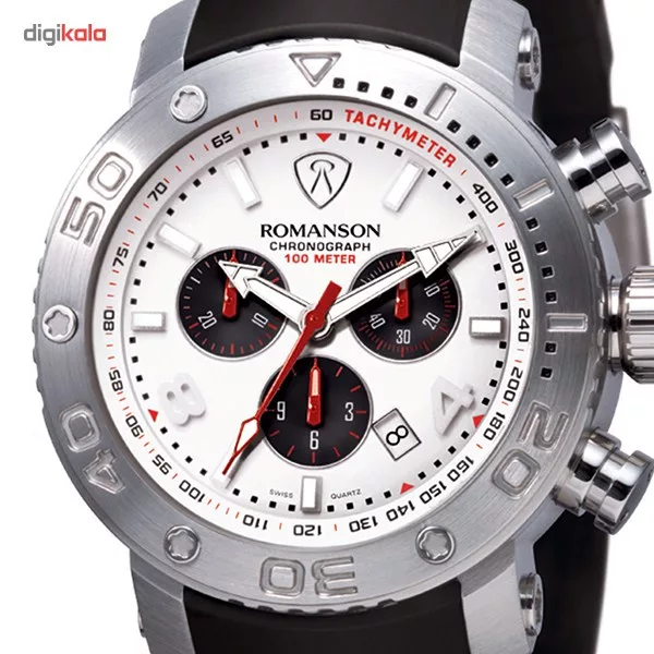 ساعت مچی عقربه ای مردانه رومانسون مدل AL1236HM1WA12W