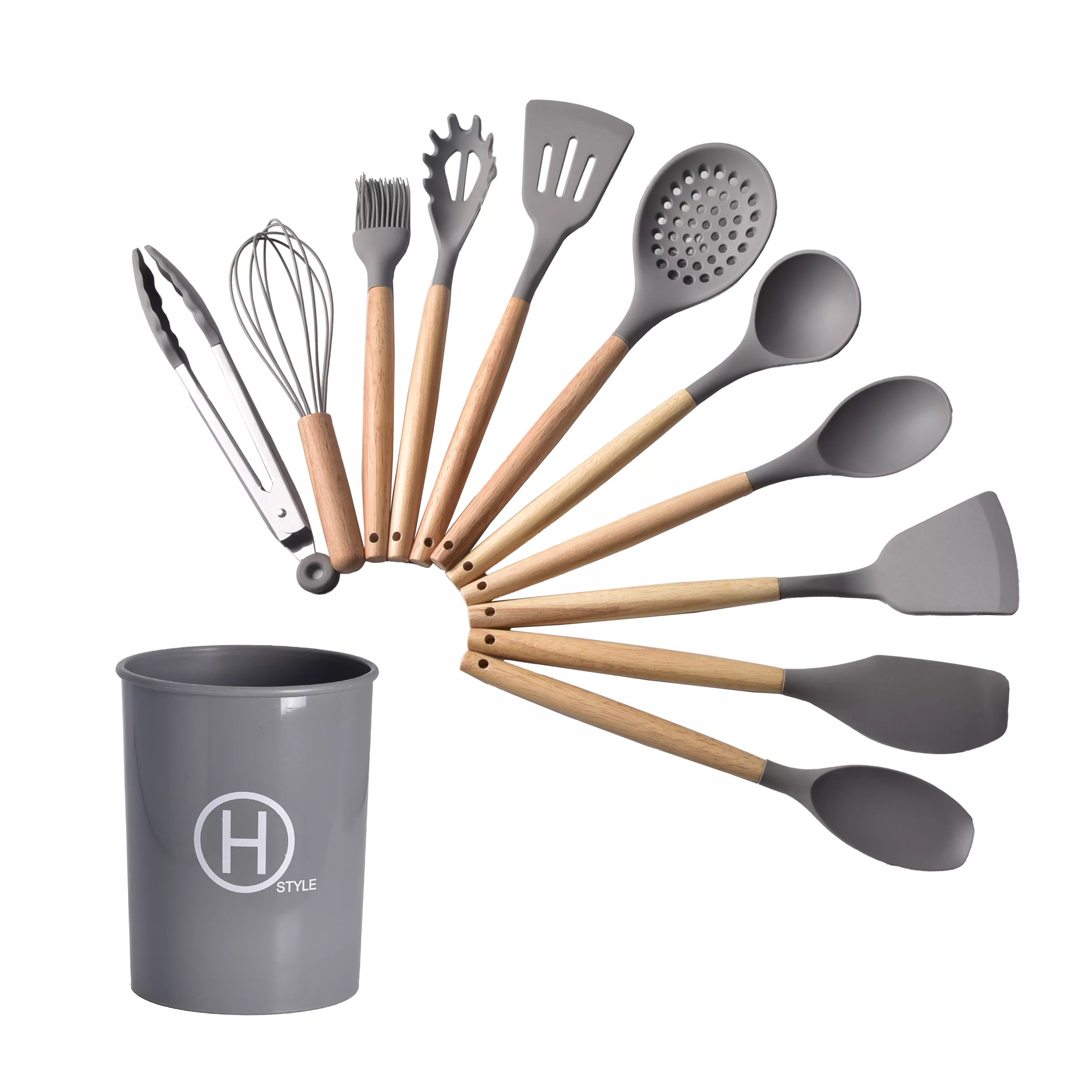 سرویس کفگیر و ملاقه 12 پارچه مدل H - STYLE