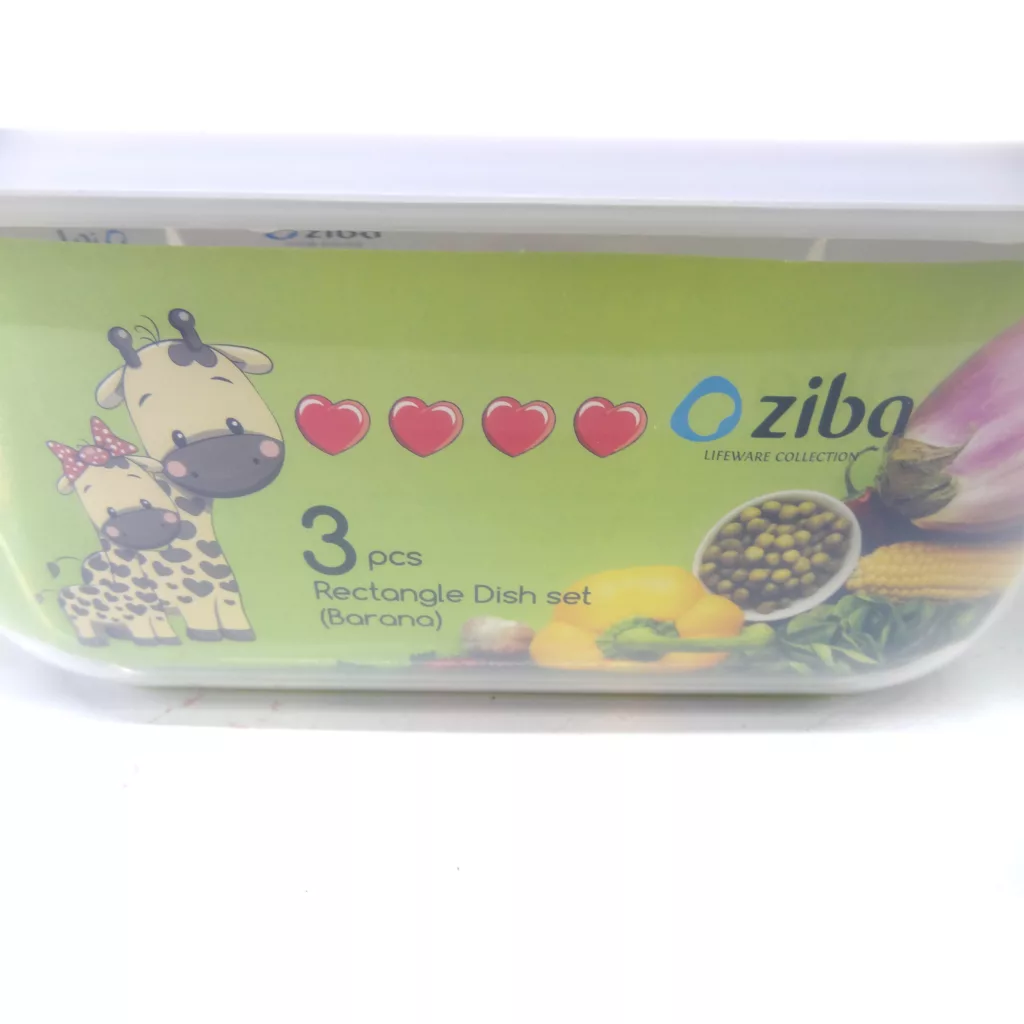 ظرف نگهدارنده میوه زیبا سازان مدل R05 مجموعه 3 عددی