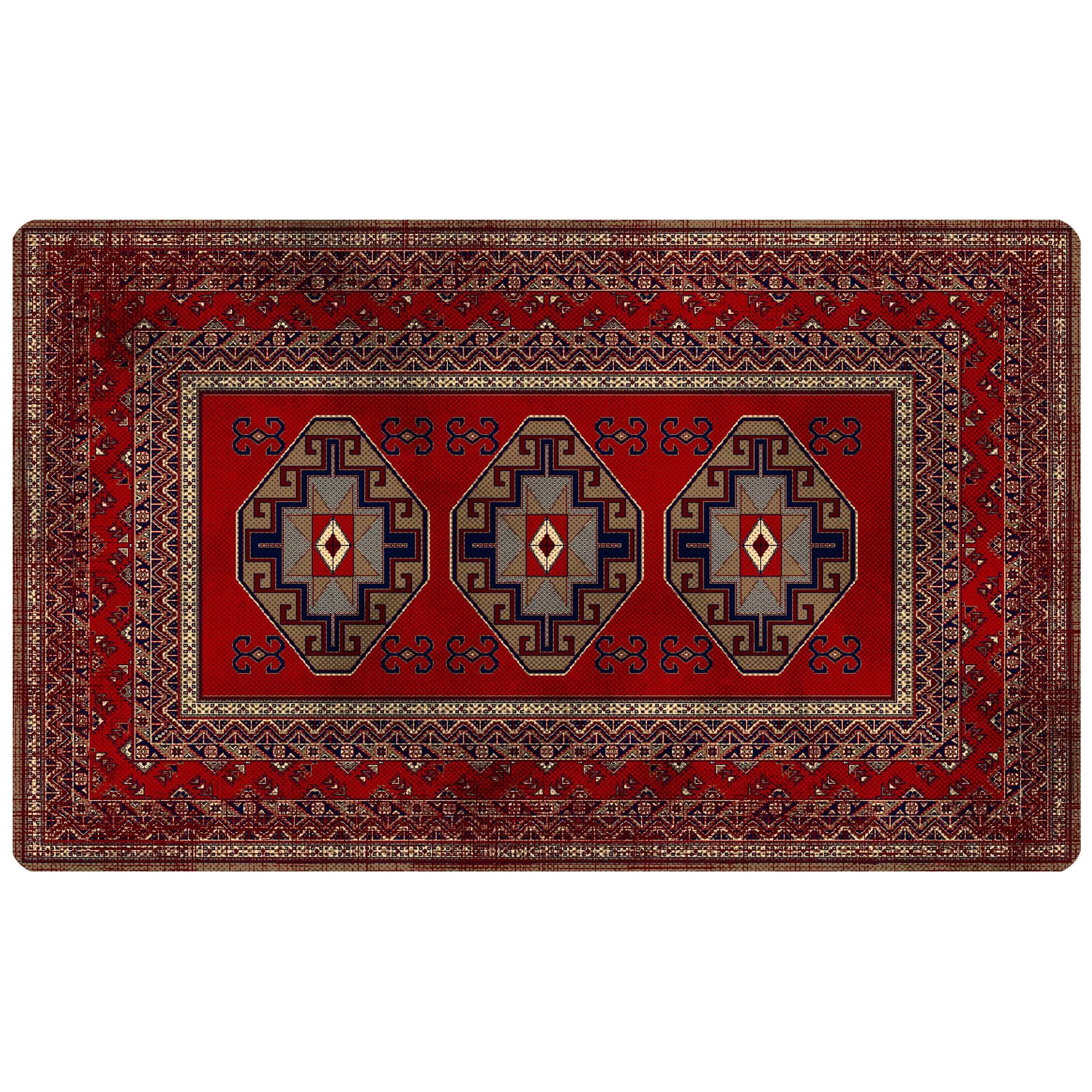 پادری طرح بندی پیچک فرش m4/204 سایز 46×76 سانتی متر