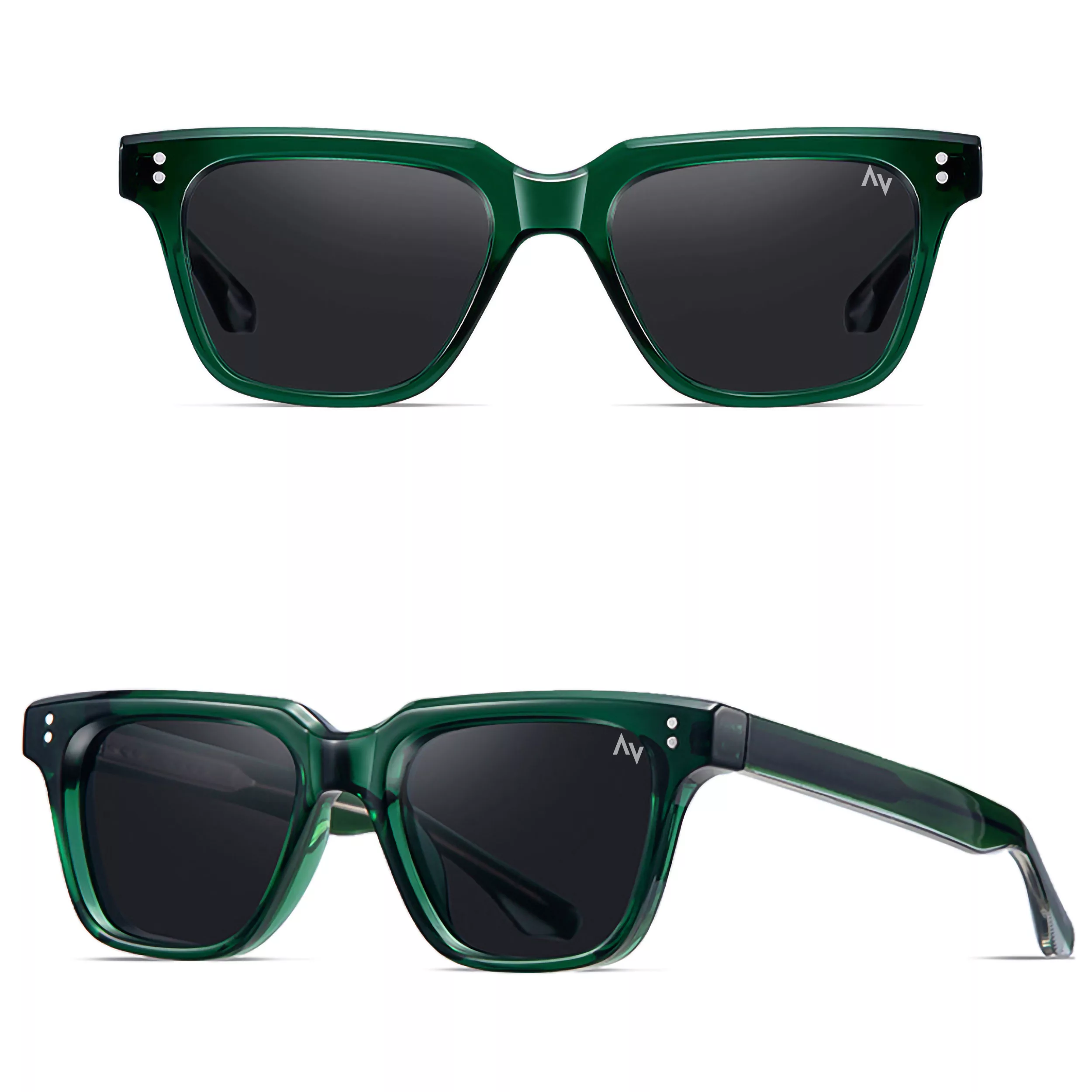 عینک آفتابی ویفرر (Wayfarer) آلبرت وگ مدل SZ8204 Pine Charcoal