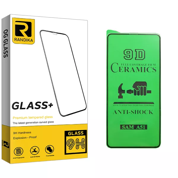 محافظ صفحه نمایش سرامیکی راندیکا مدل GLD مناسب برای گوشی موبایل سامسونگ Galaxy A51