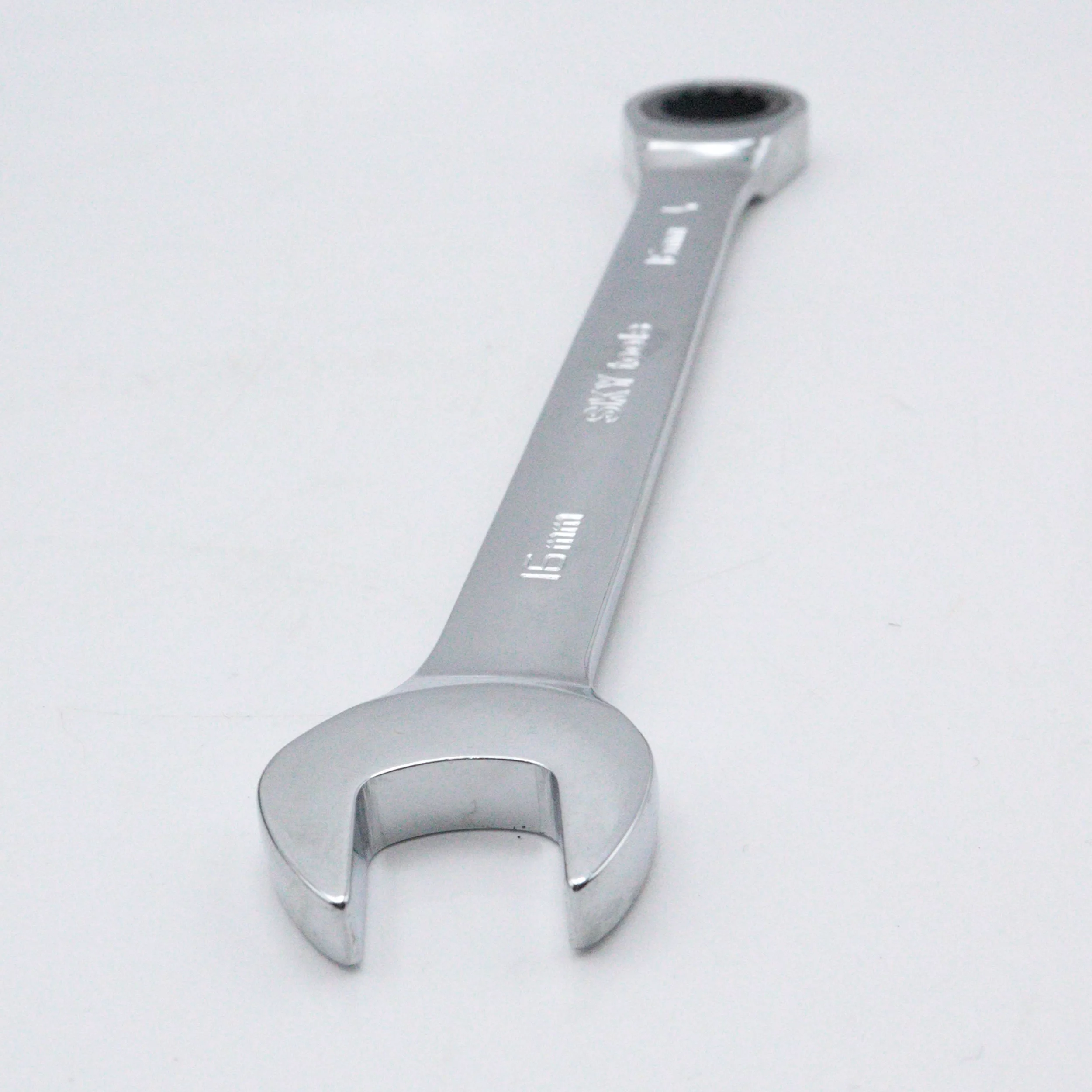 آچار یکسر تخت و یکسر رینگی جغجغه ای  اسکای مدل YP-SIZE016 سایز 16 میلی متر