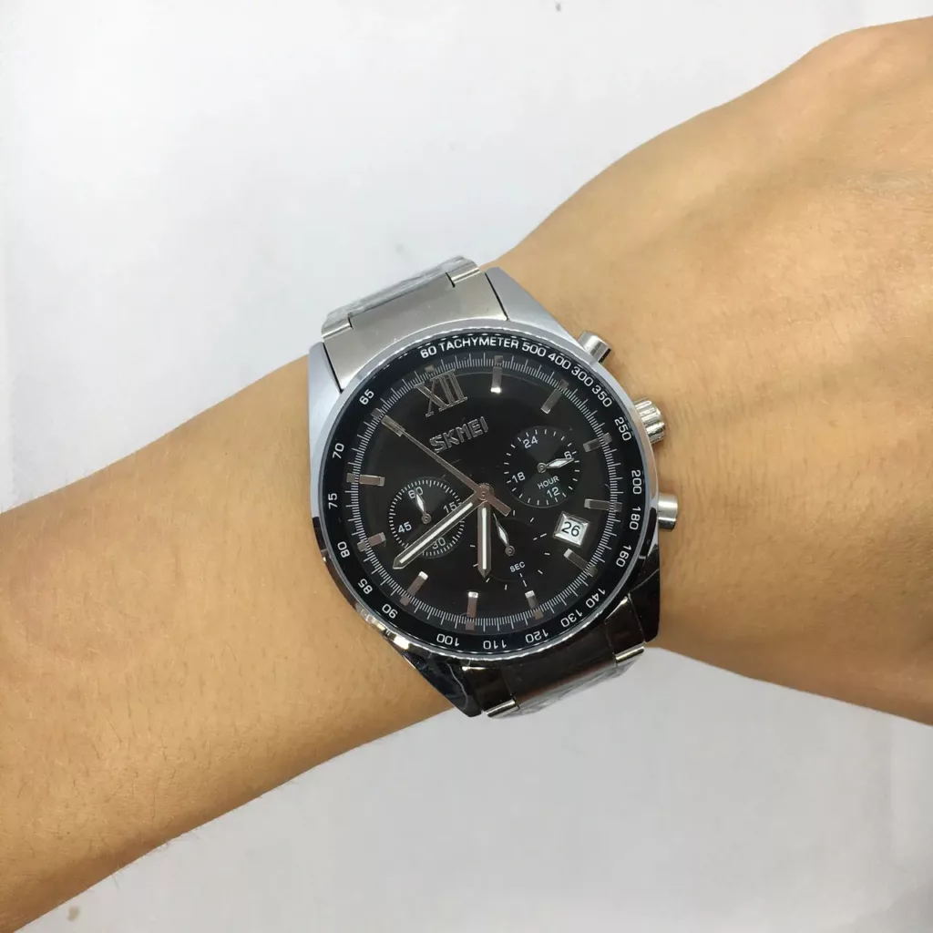 ساعت مچی عقربه‌ای مردانه اسکمی مدل 9096 کد BK