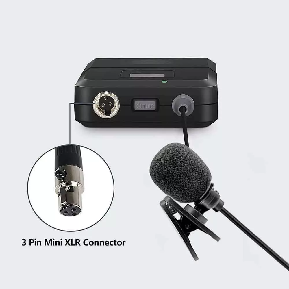 میکروفون یقه ای مدل C2 با درگاه اتصال mini XLR