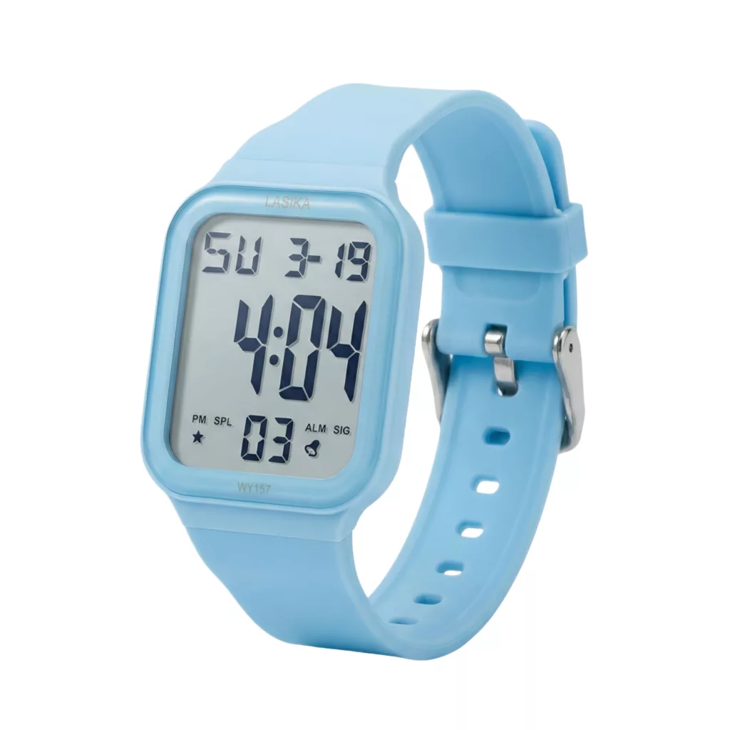 ساعت مچی دیجیتال لاسیکا مدل اسپرت تک زمانه کرنوگراف بند پیو کد L2