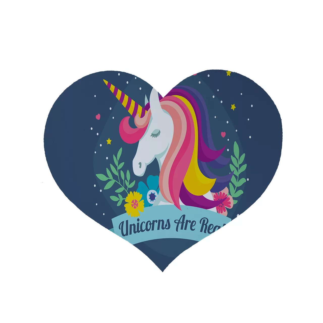 پادری مدل قلب طرح اسب تک شاخ کد 8385 سایز 90 × 90 سانتی متر