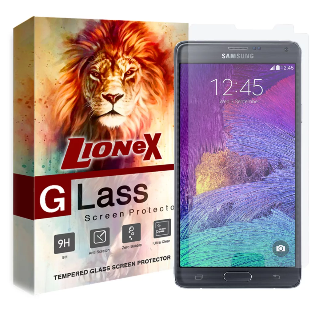 محافظ صفحه نمایش لایونکس مدل UPS مناسب برای گوشی موبایل سامسونگ Galaxy Note 4