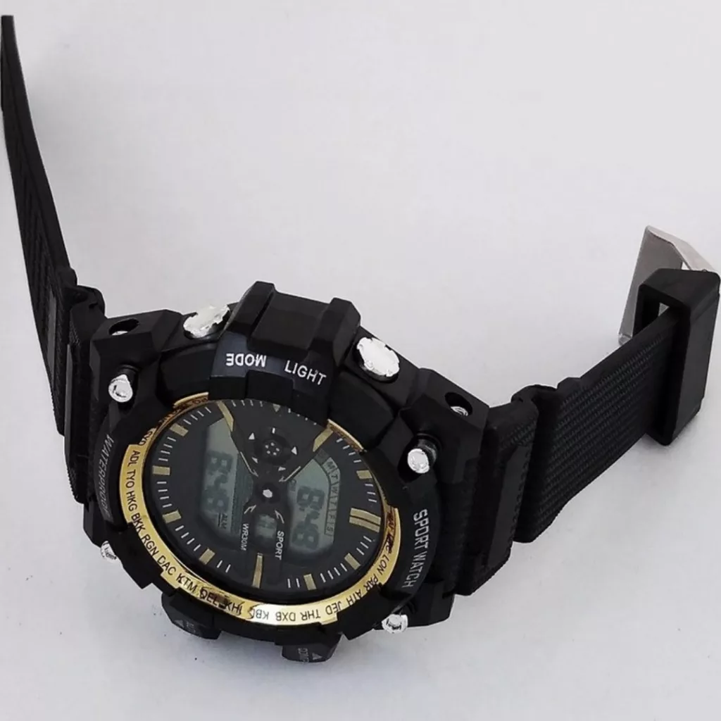 ساعت مچی دیجیتال مدل تک زمانه کرنوگراف بند پیو کد S1