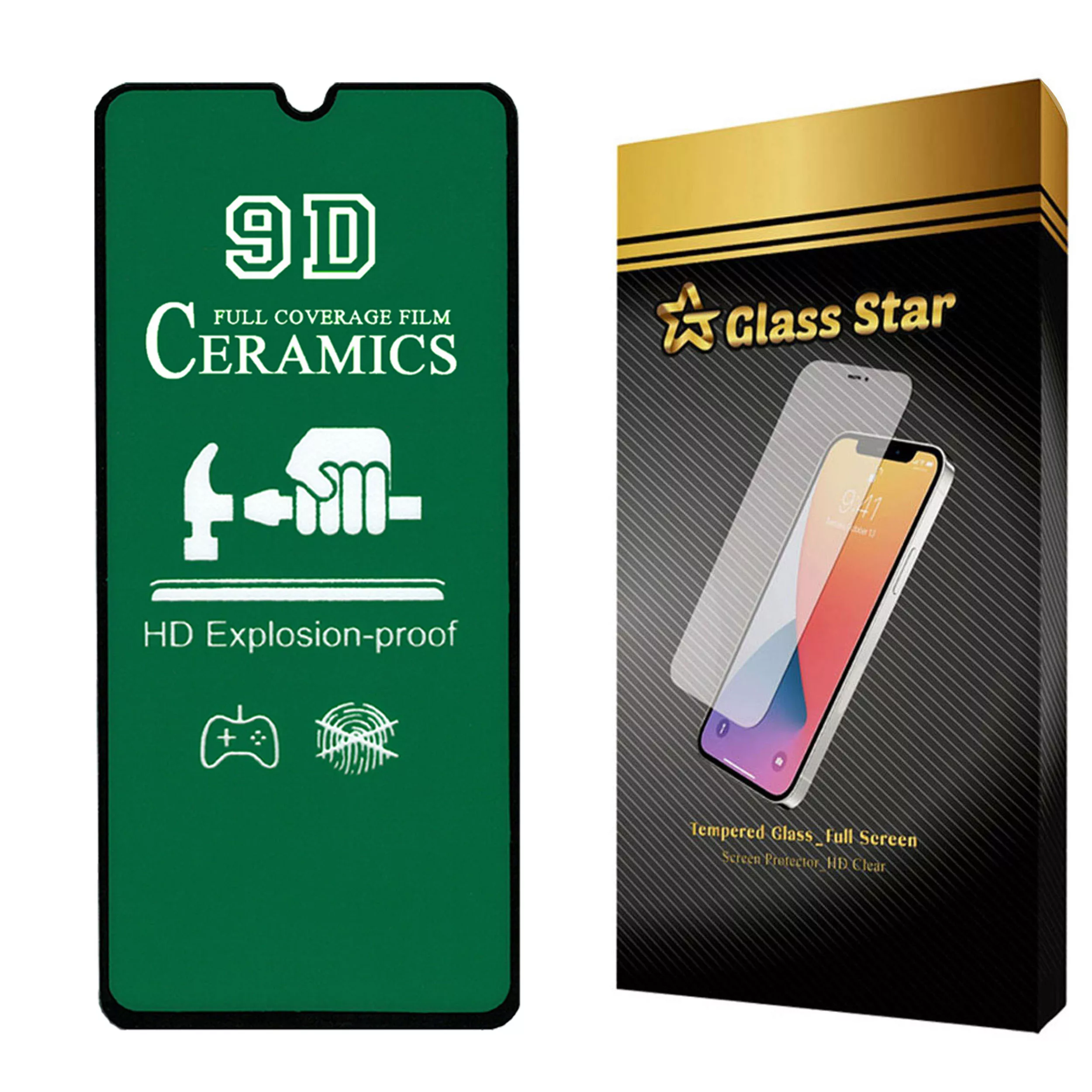 محافظ صفحه نمایش سرامیکی گلس استار مدل CMC9D مناسب برای گوشی موبایل سامسونگ Galaxy A14