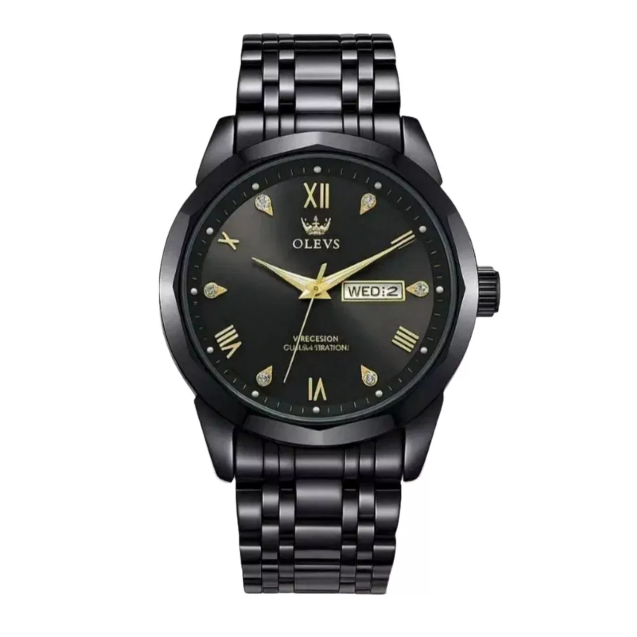 ساعت مچی عقربه‌ای کوارتز مردانه اُ لِوز مدل نگینی کد 008