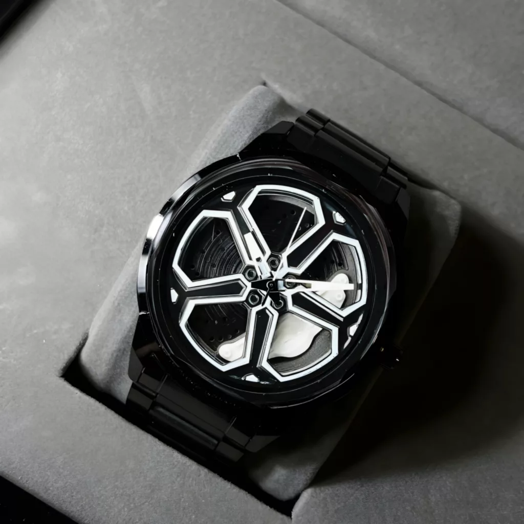 ساعت مچی عقربه‌ای کوارتز مردانه مدل اسپرت صفحه رینگ چرخان کد S1