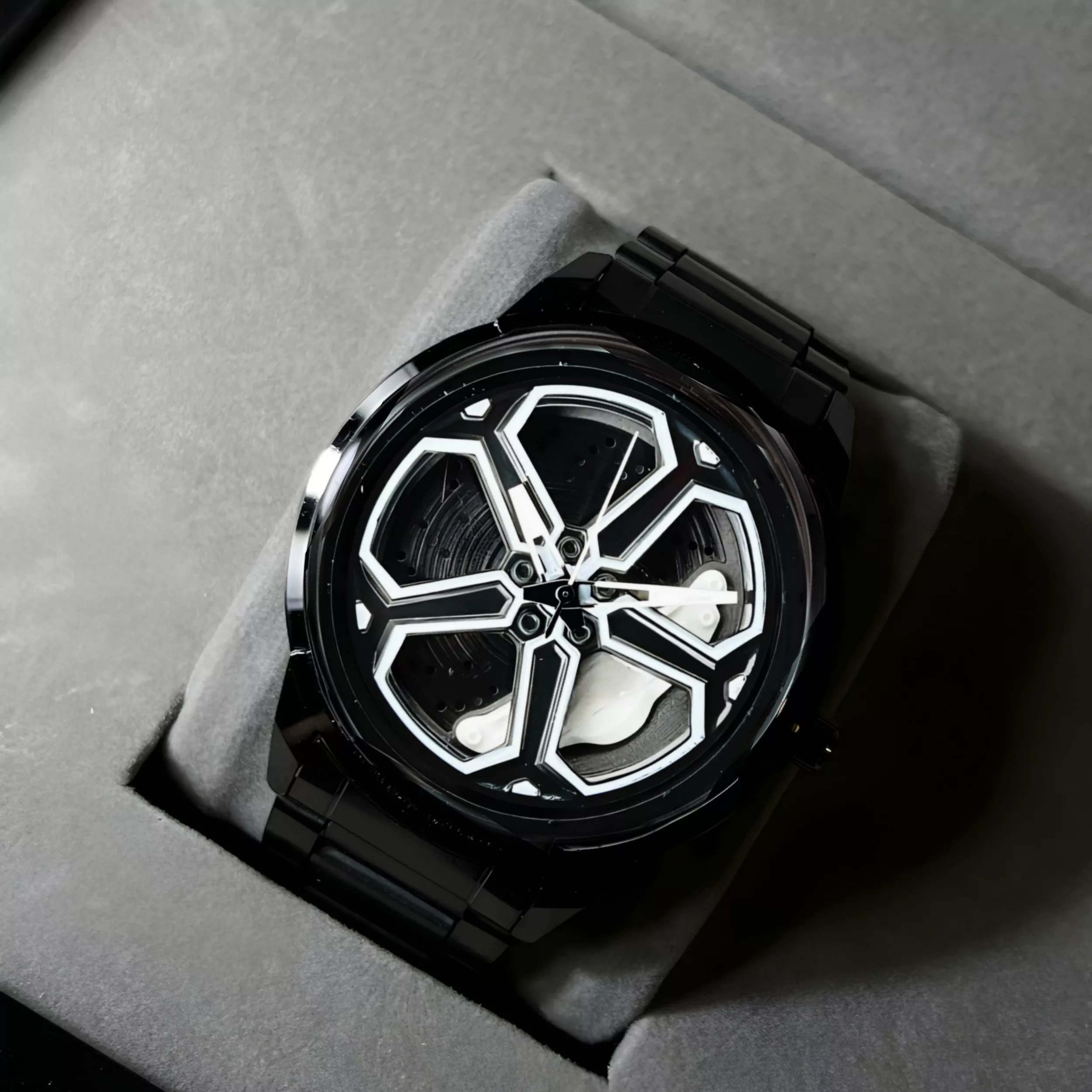 ساعت مچی عقربه‌ای کوارتز مردانه مدل اسپرت صفحه رینگ چرخان کد S1