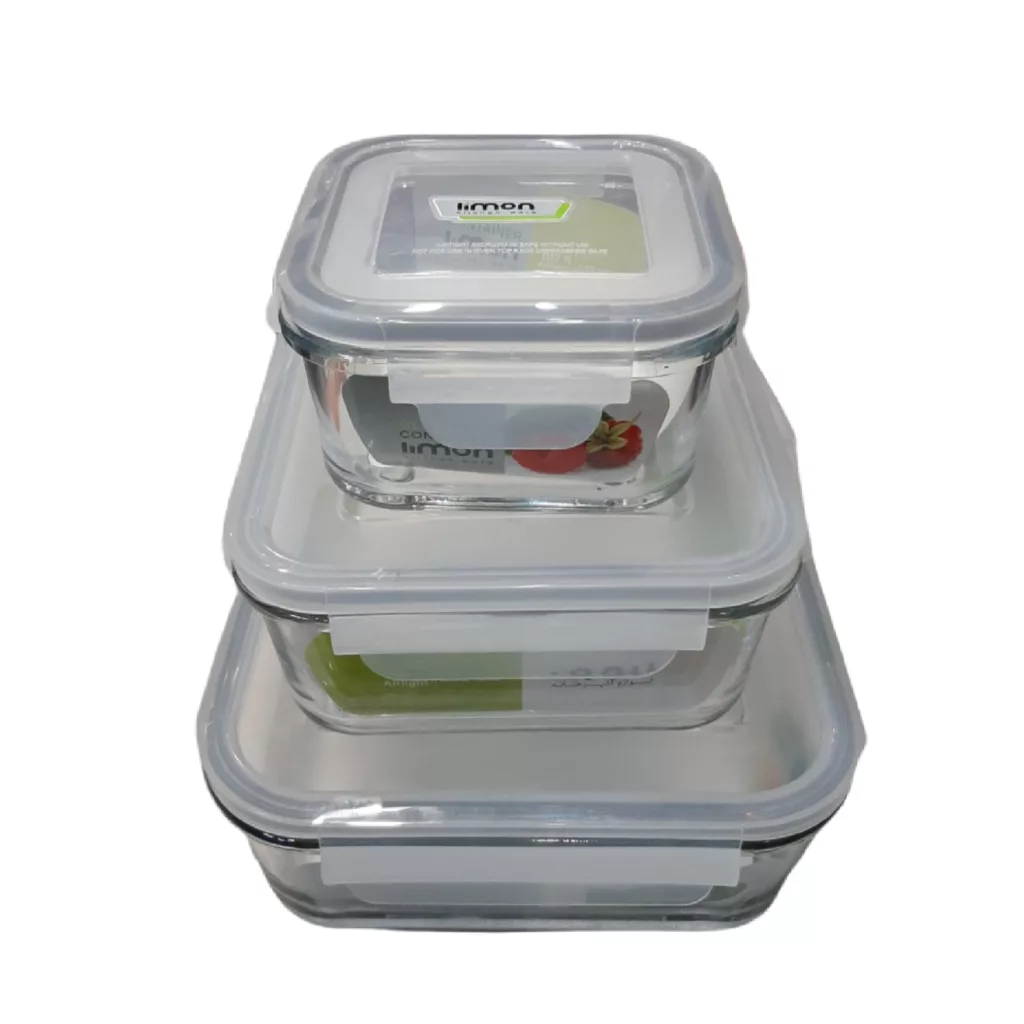 ظرف نگهدارنده لیمون مدل 2048 مجموعه 3 عددی