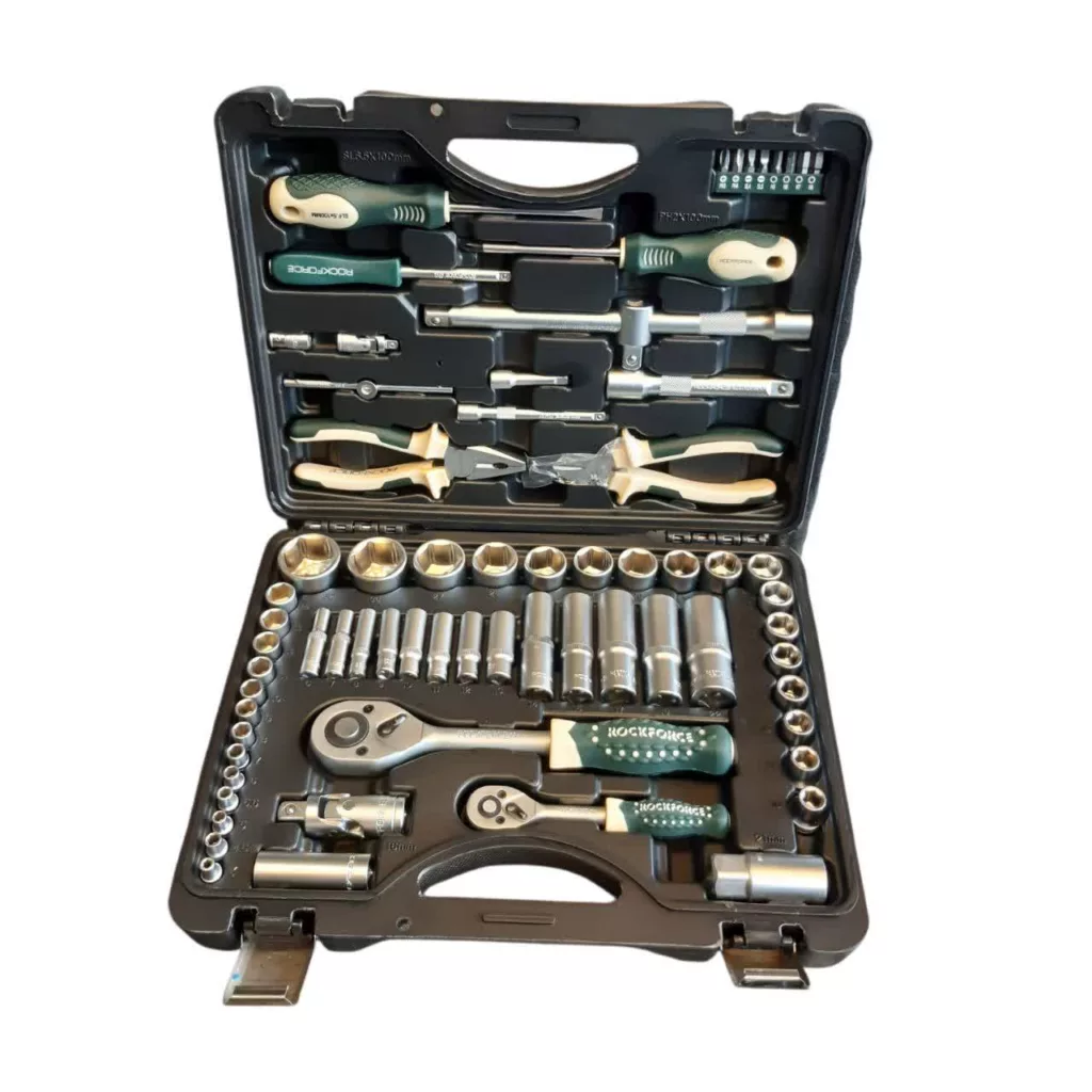 آچار بکس راک فورس مدل 1/2 1/4 5690 مجموعه 69 عددی