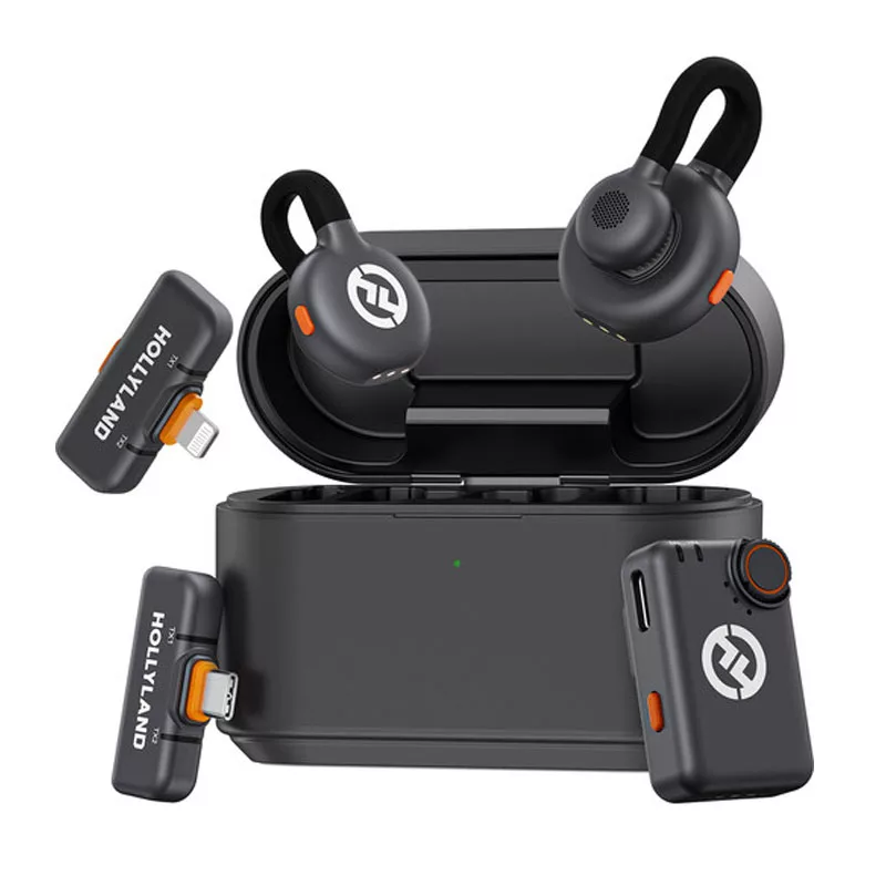 میکروفن بی سیم هالی لند مدل Lark M2S Ultimate Combo با درگاه اتصال USB-C و Lightning و TRS