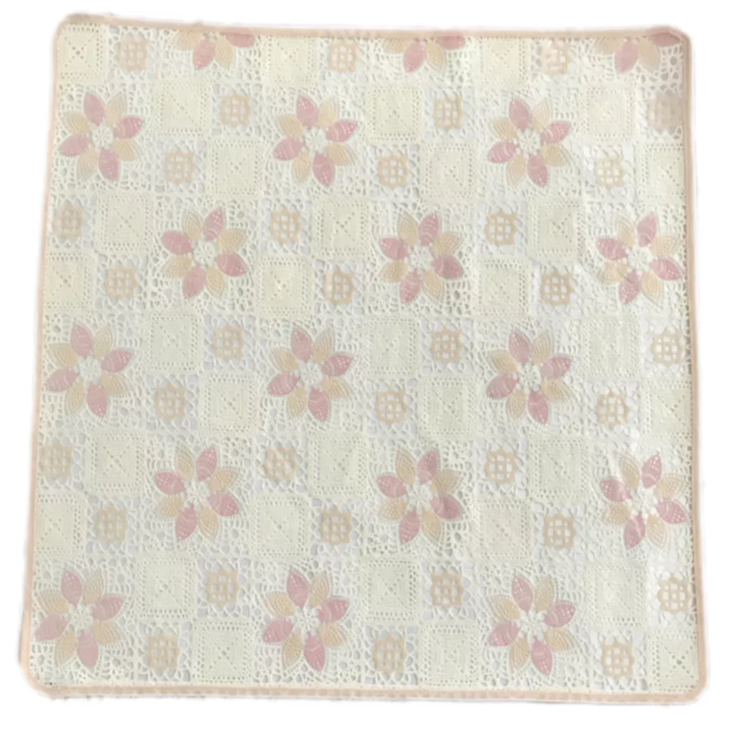 سفره 2 نفره مدل رویال طرح گیپور کد 06 سایز 70×70 سانتی متر