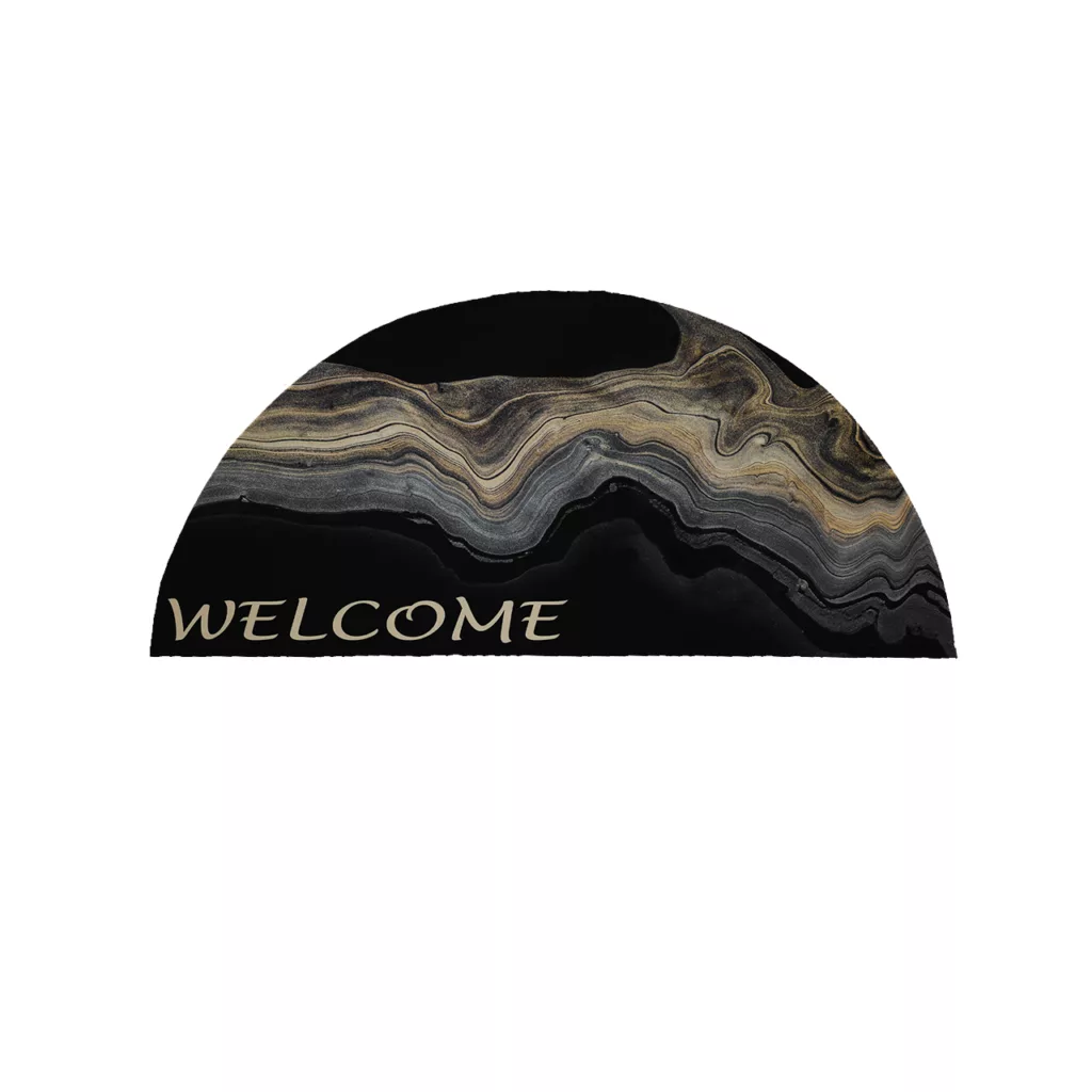 پادری مدل نیم دایره طرح Welcome کد 9332 سایز 90×45 سانتی متر