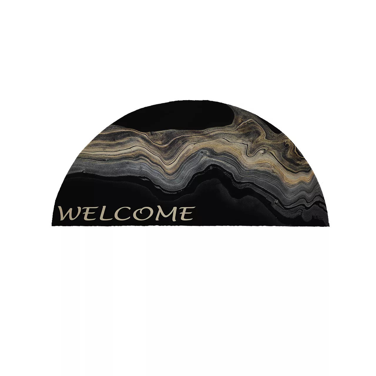 پادری مدل نیم دایره طرح Welcome کد 9332 سایز 90×45 سانتی متر