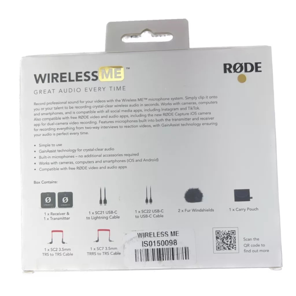 میکروفن یقه ای رود مدل WIRELESS ME